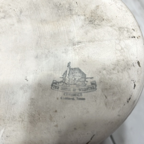 House of Webster Ceramics Canister with Lid Marked Cream Cookie Jar Milk Jug - Picture 8 of 9